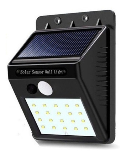 Foco Led Solar 20 Led Sensor Movimiento Exterior 4w