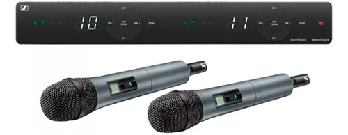 Microfone Sennheiser Duplo S/fio Xsw1-825-du