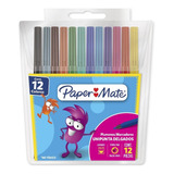 Marcador Plumón Permanente Paper Mate X12 Colores