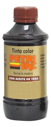 Tinta Para Madera 60cc Wengué Petrilac