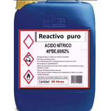 Reactivo Puro Ácido Nitrico 60% - L a $11000