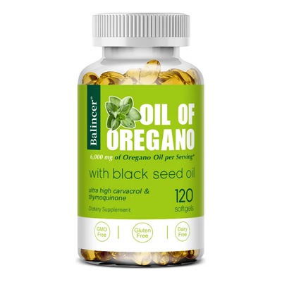 Cápsulas De Aceite De Orégano + Aceite De Semilla Negra | Envío gratis