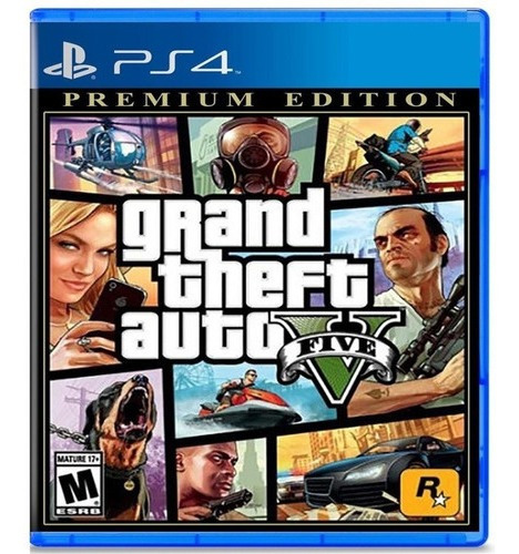 Grand Theft Auto V Premium Edition Ps4 Físico, Nuevo Sellado