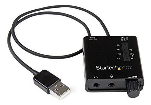 Adaptador De Audio Estéreo Usb Tarjeta De Sonido Externa Con