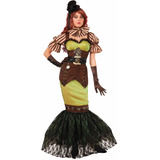 Disfraz De Sirena Steampunk Para Mujer Talla: Xs/s Halloween