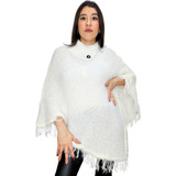 Poncho De Mujer Suave Lana Otoño Invierno