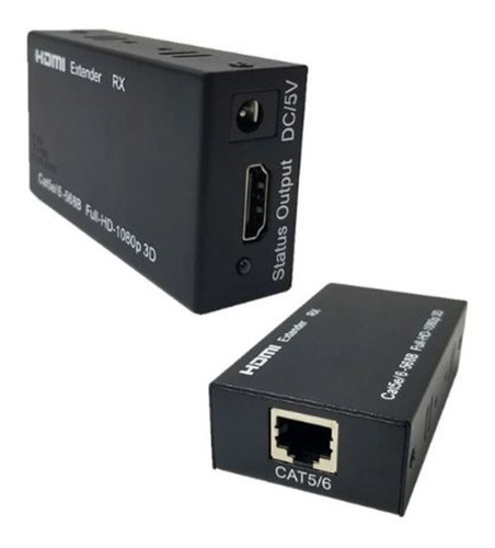 Extensor Video Hdmi Hasta 60m Rj45 Por Cable Utp Activo