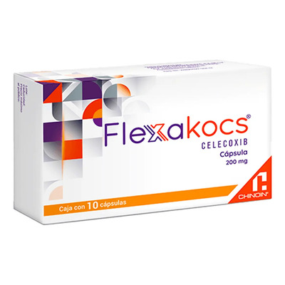 Flexakocs Cápsula 200 Mg, 10 Cápsulas | Meses sin interés