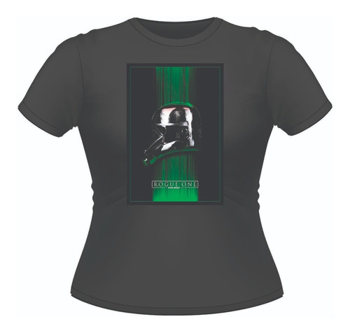 Polera Mujer Algodon Premium Star Wars Rogue One Pelicula