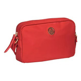 Bolsa Casual Crossbody Tommy Hilfiger Mujer 69j8000 Color Rojo