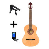 Guitarra Criolla Gracia M1 Con Capo Y Afinador Cromático