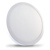 Panel Aplique Led 6w Pack X12 Uni Blanco Circular 220v Spot