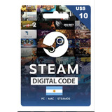 Saldo Steam - 10 Dólares - Cartera Steam Wallet Argentina