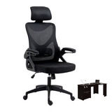 Silla De Oficina Netmak Ergonomica 5 Ruedas Negra Pcreg