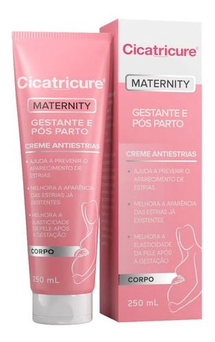 Creme Para Estrias Cicatricure Maternity 250ml Gestantes