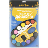 Linha Escolar Minha Fantástica Paleta De Aquarela, De Todolivro. Editora Brasileitura, Capa Mole, Edição 1 Em Português, 2023