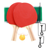 Kit De Palas De Ping-pong Con Soporte Para Juegos De Interio