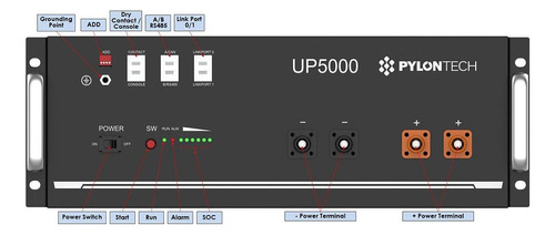 Batería Solar Litio  48v 100ah  Up5000 Con Bms  Pylontech