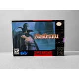 Nosferatu Snes - Caja Con Soporte Interno Y Etiquetas