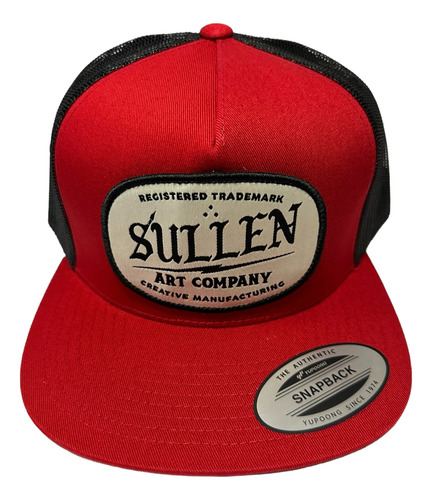  Gorra  Sullen Supply Snapback Trucker Roja 100% Original