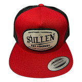  Gorra  Sullen Supply Snapback Trucker Roja 100% Original