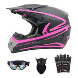 Casco De Motocross, Unisex Para Jóvenes, Casco Protector De