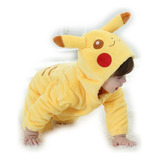 Kigurumi Mameluco Pikachu Para Bebe Pokemon Pijama