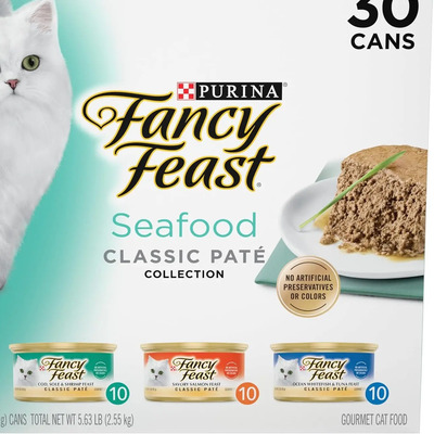 Purina Fancy Feast Classic Pate Alimento Para Gato 30 Uds | Meses sin interés