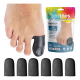 Zentoes Paquete De 6 Tapas De Gel Y Protector Para Los Dedos