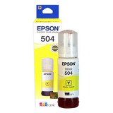 Tinta Epson T504420 Amarilla Ecotank Tinta Continua