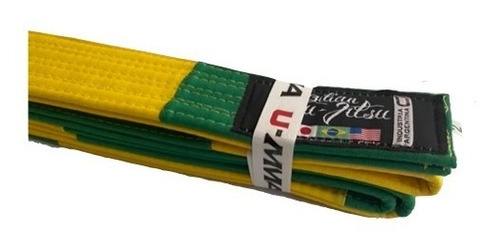 Faixa +muñe Jiu Jitsu Arbitrage Verde Amarillo Universomma® 