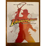 4k Blu-ray Steelbook Indiana Jones - 4 Filmes - Lacrado