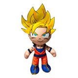 Peluche Sublimado Dragon Ball Goku Super Sayajin 28cm Nuevo