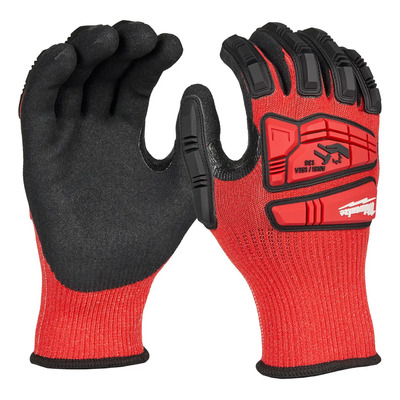 Guantes Anticorte Nivel 3 De Impacto Milwaukee 48-73-8131 M Rojo | Meses sin interés