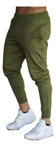 Pantalones Jogger Hombre Gym Slim Entubado Deportivo Moda De