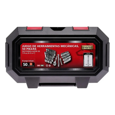 Husky 156593, Juego De Herramientas Mecanicas 1\u002F4, 50 Pz Color Negro | Envío gratis