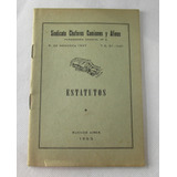 Antiguo Librillo 1953 Estatutos Sindicato Camioneros, Usado