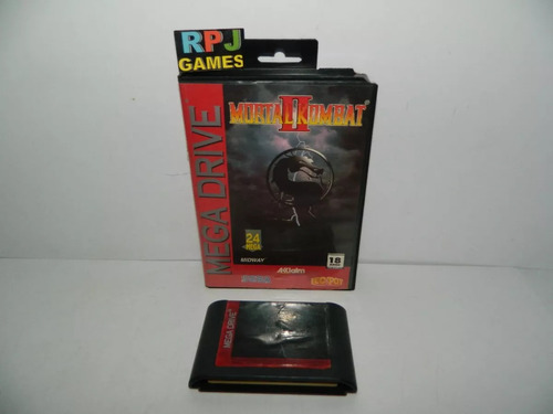 Mortal Kombat 2 Original Para Mega Drive - Loja Fisica Rj
