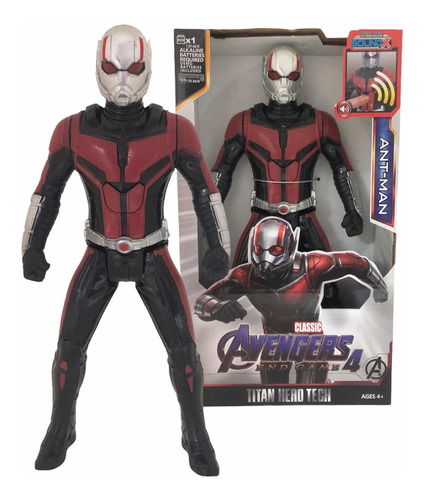 Muñeco Ant Man Hormiga Unico Advengers Con Luz Y Sonido Y++