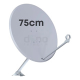 Antena Digital Parabólica Offset Chapa 75cm Ku 5g