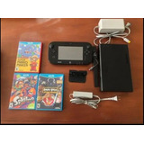 Wii U Deluxe 32gb Desbloqueado Com 03 Jogos Em Cd