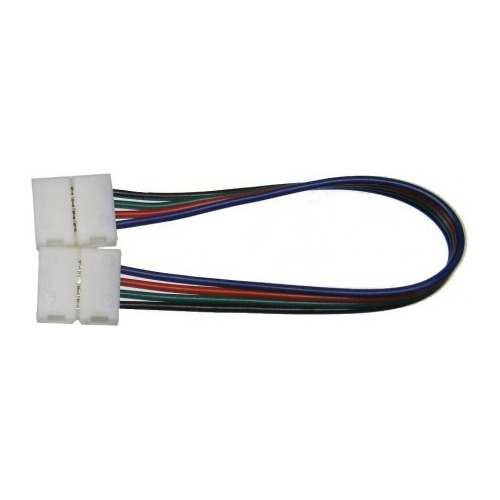 Conector Adaptador Con Cables Para Tira Led 5050 Rgb 10mm