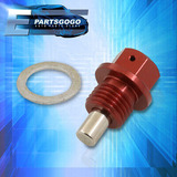 For Honda M14 X 1.5  Red Jdm Magnetic Oil Pan Drain Plug Aac