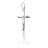 Dije Cristo En Plata 925 Legítima 18mm*12mm