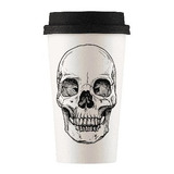 Taza Vaso Tipo Starbucks Craneo Halloween Dia De Muertos