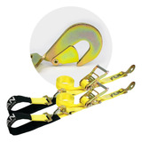 Kit De Correas Vulcan Axle Tie Down - 2 Pulgadas - Amarillo