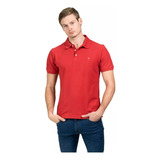 Chomba Hombre Wrangler Polo Pique Rojo L