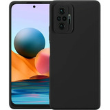 Carcasa Silicona Para Xiaomi Redmi Note 10s +vidrio 9h 5d