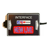 Interface De Áudio New Live Para Gravação Com 1 Canal Com Nf