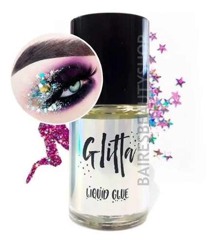 Pegamento Liquido De Glitter Gibre Ojos Labios Rostro Glitta